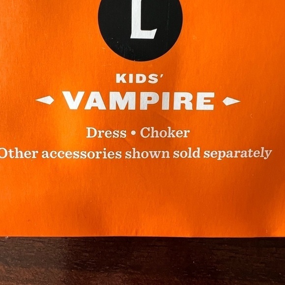 Vampire GIRL Child Halloween Costume Dress Outfit L (12-14) - Picture 4 of 5